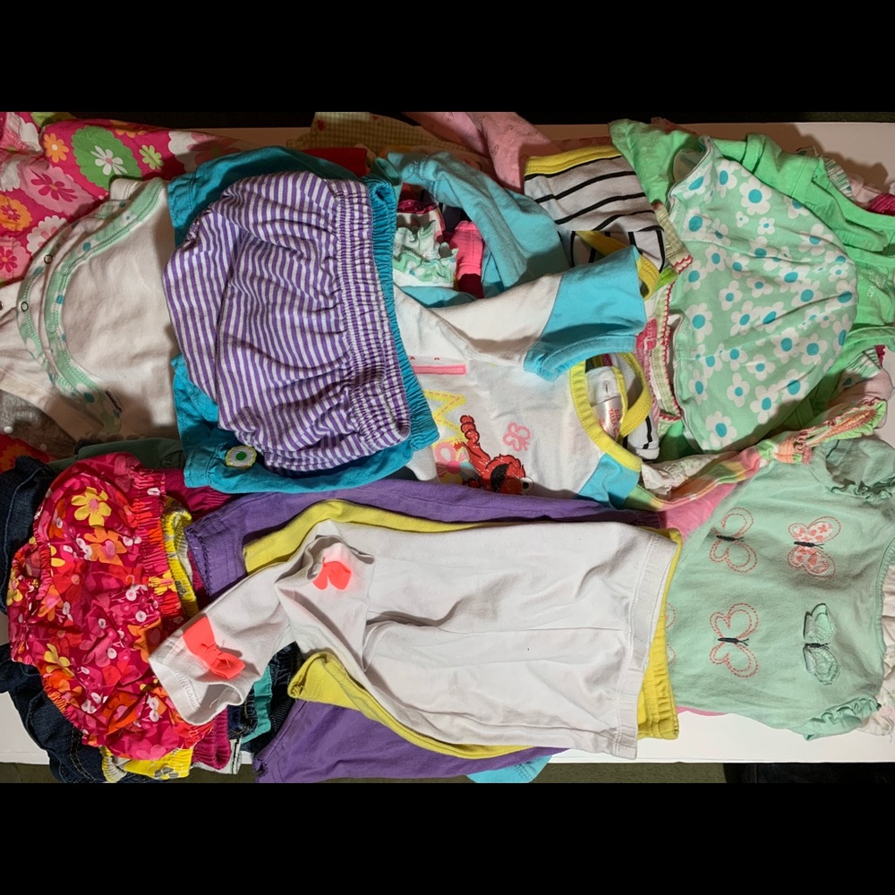 girls Large 6-9 months lot Mixed Items 40+ Pieces